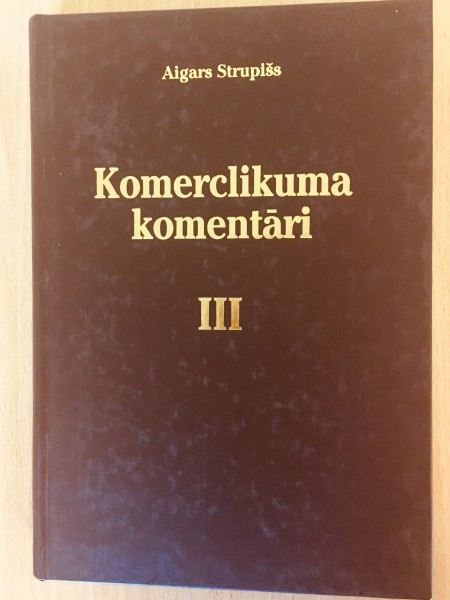 Komerclikuma komentāri. B daļa