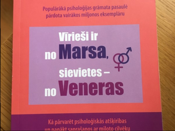 Vīrieši ir no Marsa, sievietes no Veneras