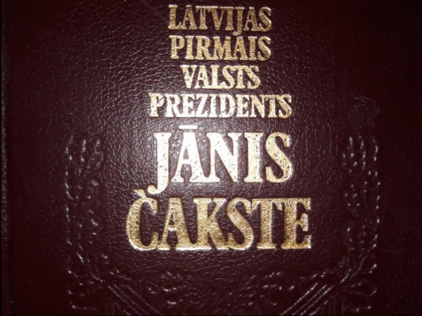 Latvijas pirmais valsts prezidents Jānis Čakste