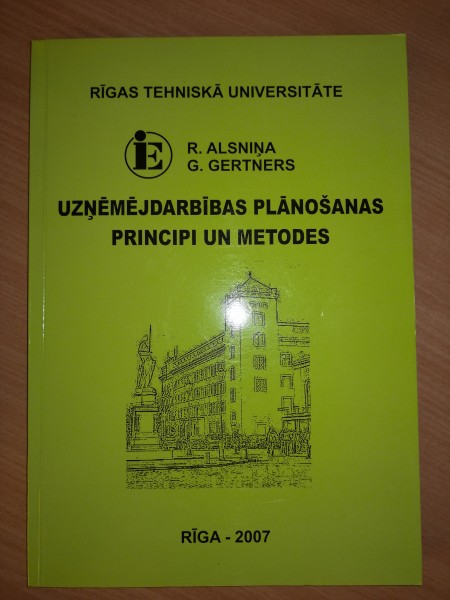 Uzņēmējdarbības plānošanas principi un metodes