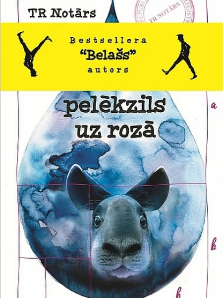 Pelēkzils uz rozā