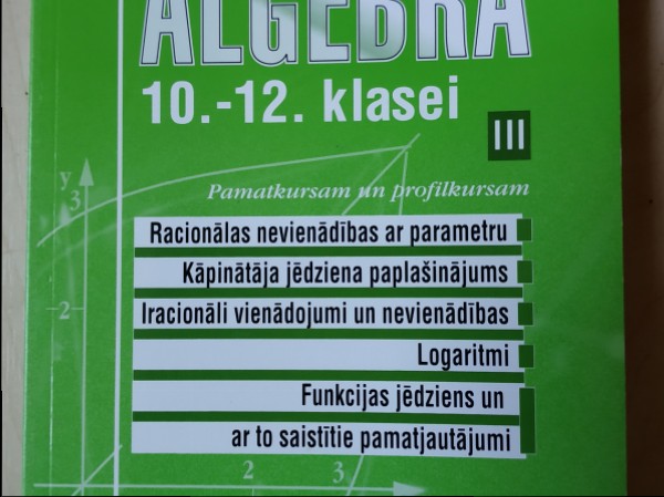 Algebra 10.-12. klasei