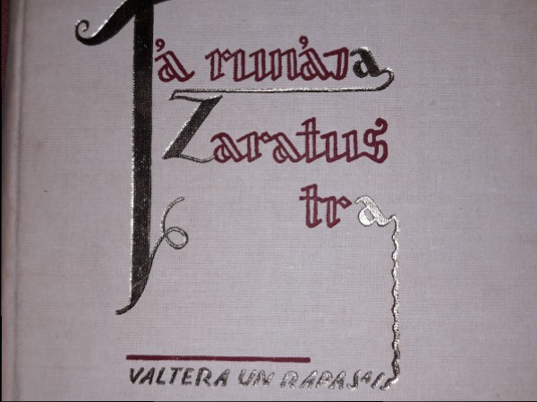 Tā runāja Zaratustra