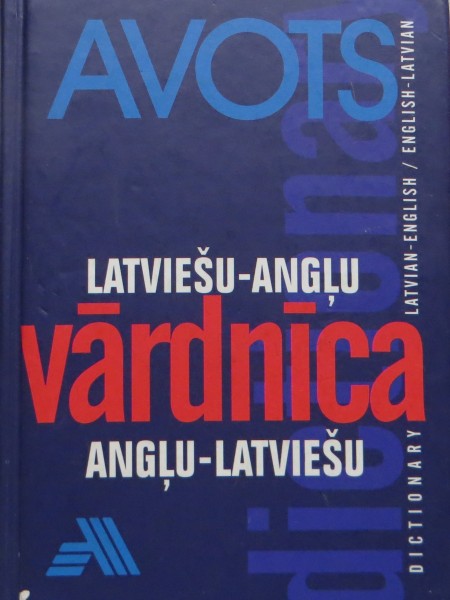 Latviešu-angļu, Angļu-latviešu vārdnīca