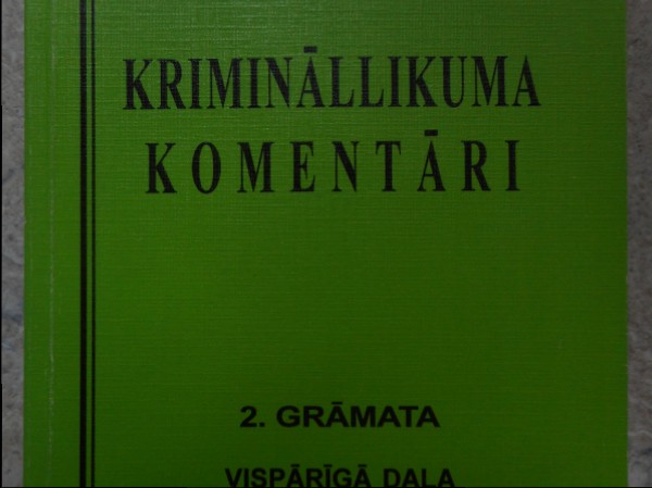 Krimināllikuma komentāri 2.grāmata