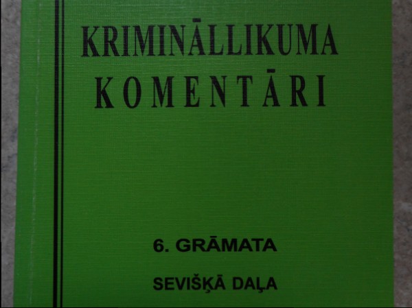Krimināllikuma komentāri 6.grāmata