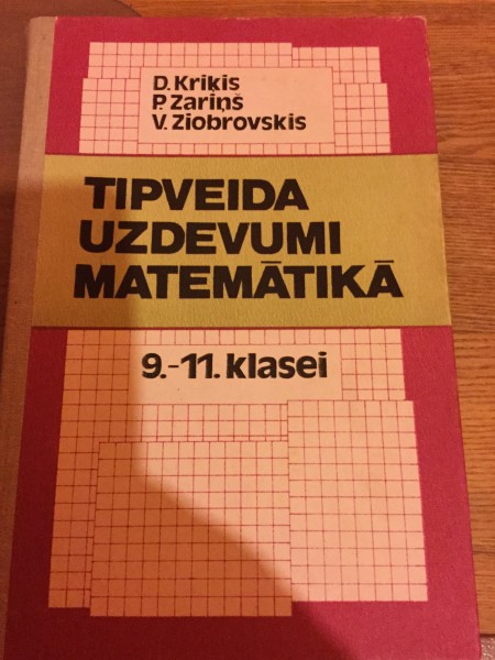 Tipveida uzdevumi matemātikā