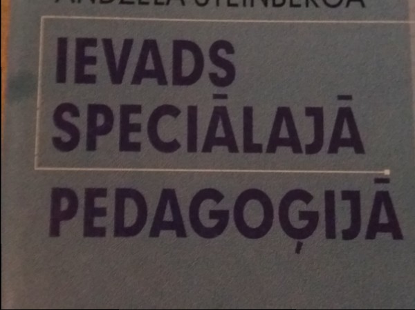 Ievads speciālajā pedagoģija 