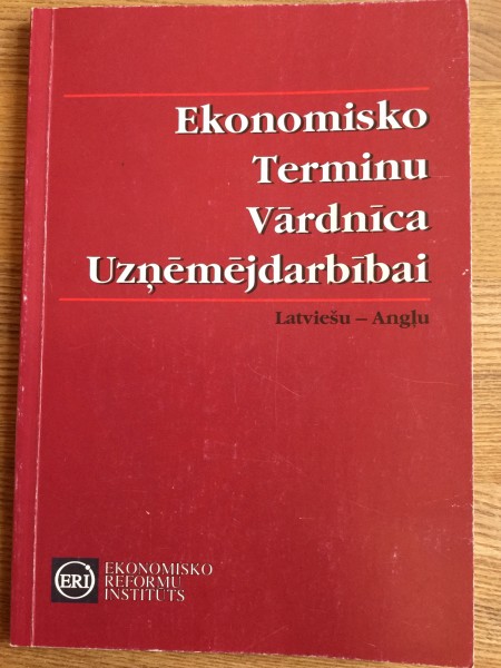 Ekonomisko terminu vārdnīca uzņēmējdarbībai