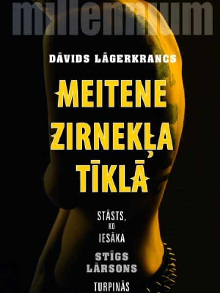 Meitene zirnekļa tīklā