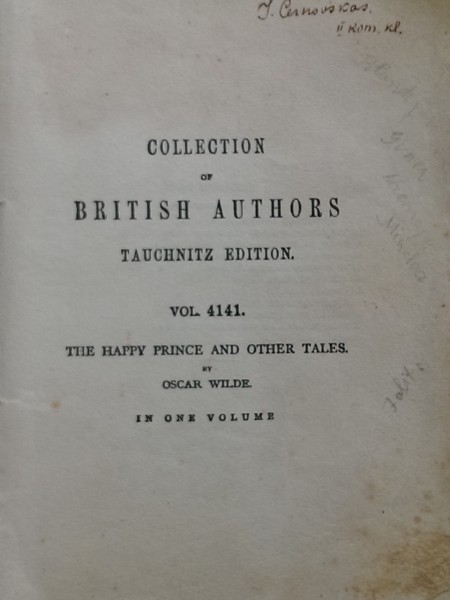 The Happy Prince and Other Tales