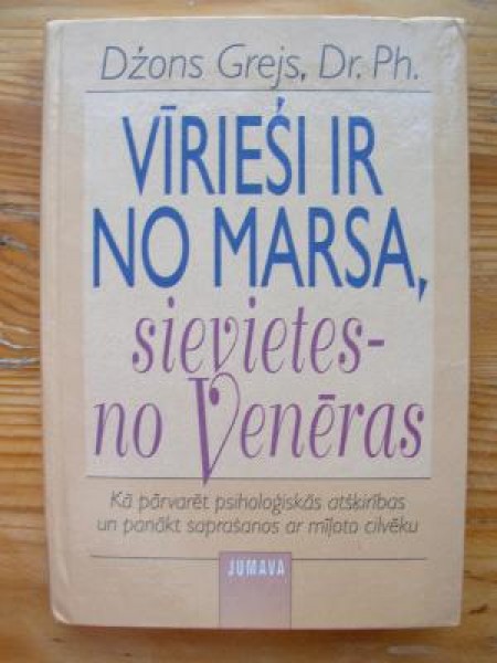 Vīrieši ir no Marsa, sievietes - no Venēras
