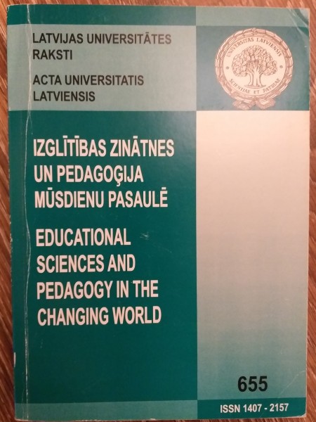 Izglītības zinātnes un pedagoģija mūsdienu pasaulē 
