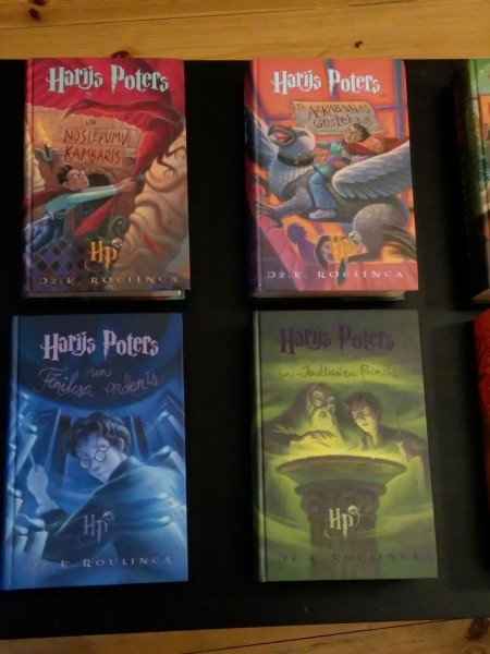 Harijs Poters - visas grāmatas kopā