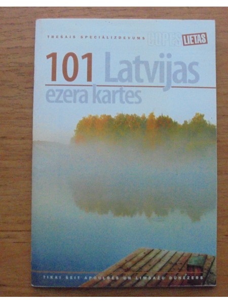 101 Latvijas ezeru kartes