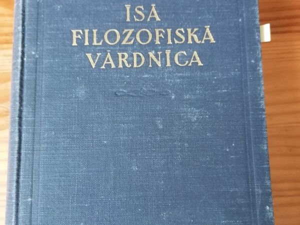 Īsā filozofiskā vārdnīca