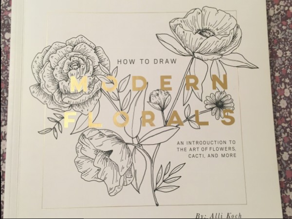 How to draw modern florals