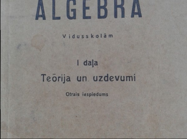 Algebra vidusskolām