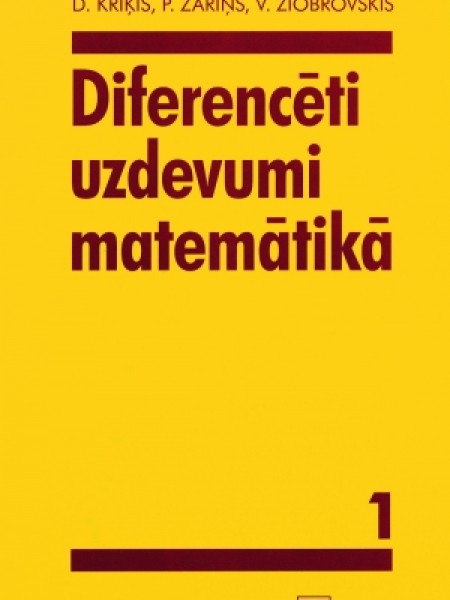 Diferencētie uzdevumi matemātikā 1.daļa