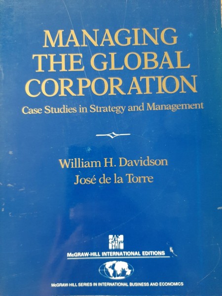 Managing The Global Corporation