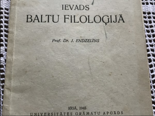 Ievads baltu filoloģijā