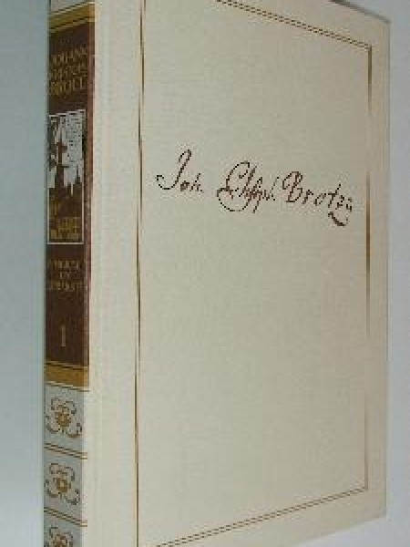 Zīmējumi un apraksti 1. sējums, Johans Kristofs Broce