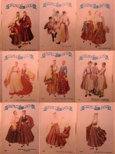 Visi Latvijas Novadu tērpi No I Līdz XV