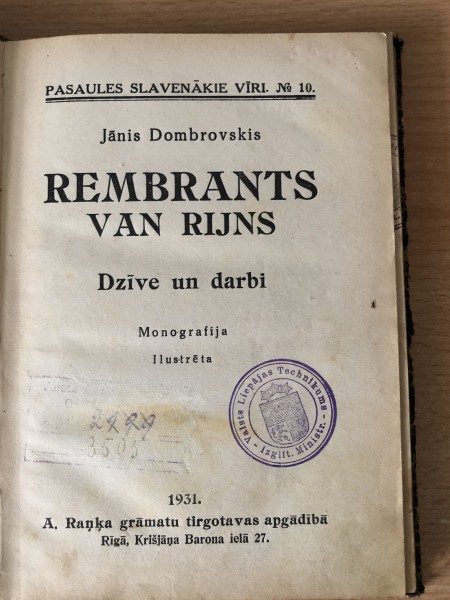 REMBRANTS Van Rijns