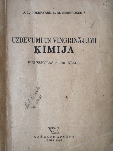 Uzdevumi un Vingrinājumi ķīmijā