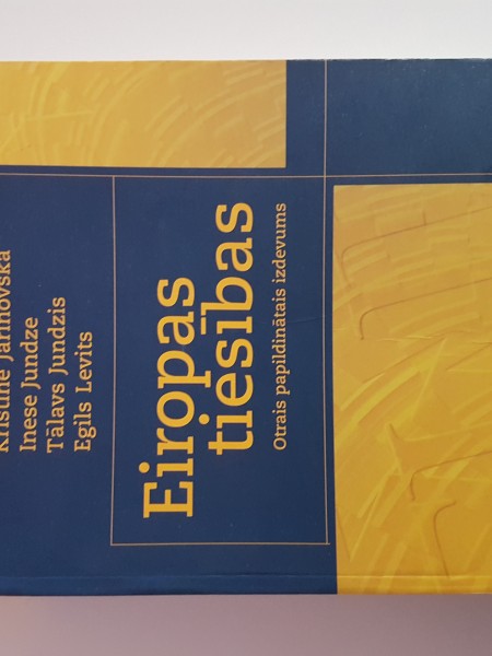 Eiropas tiesības. Otrais papildinātais izdevums