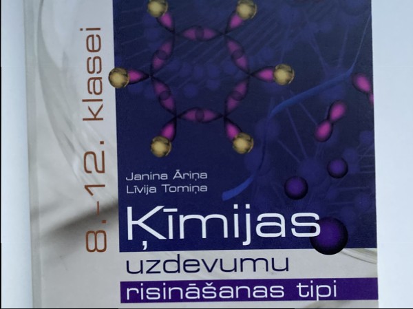 Ķīmijas uzdevumu risināšanas tipi