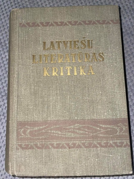 Latviešu literatūras kritika III