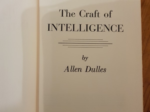 The Craft of Intelligence