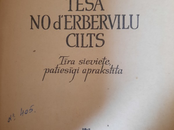 Tesa no d'erbervilu cilts