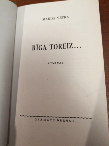 Rīga toreiz