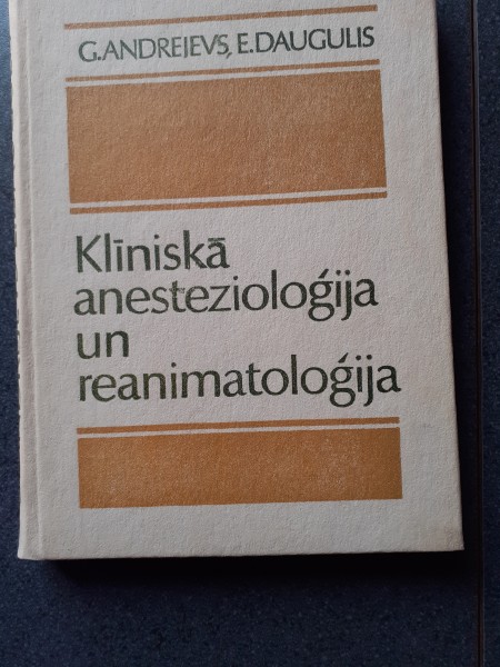 Klīniskā anestezioloģija un reanimatoloģija