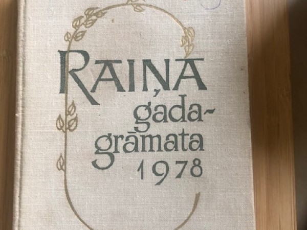 Raiņa gada grāmata 1978