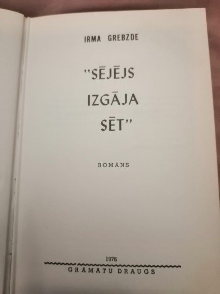 Sējējs izgāja sēt