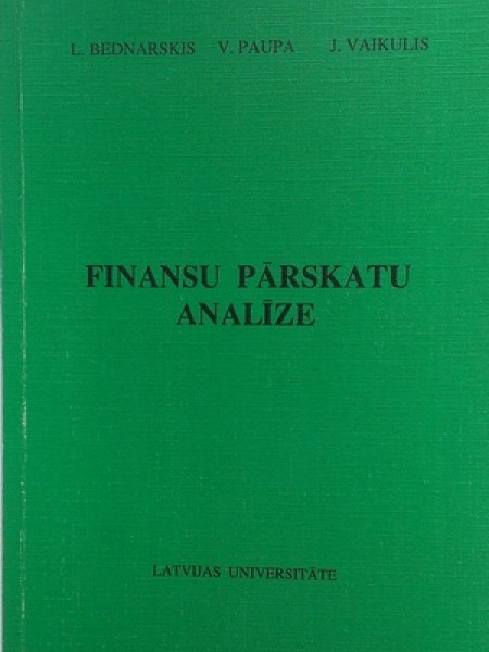 Finansu pārskatu analīze