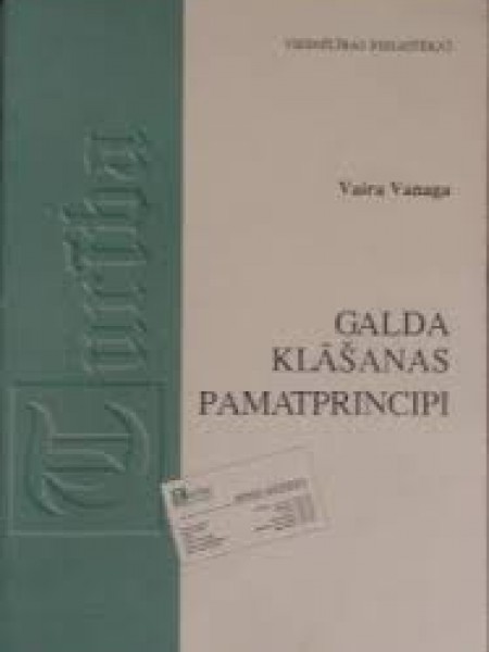 Galda klāšanas pamatprincipi