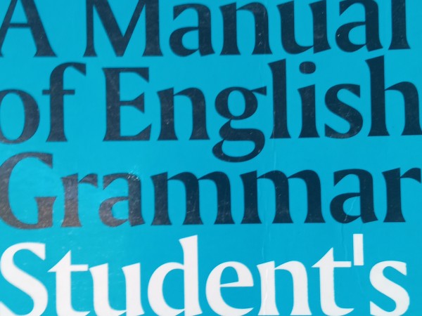 A Manual of English Grammar Student's Book