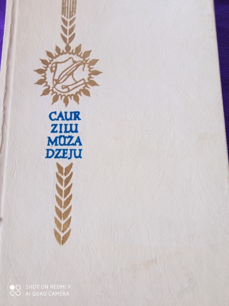Caur zilu mūža dzeju