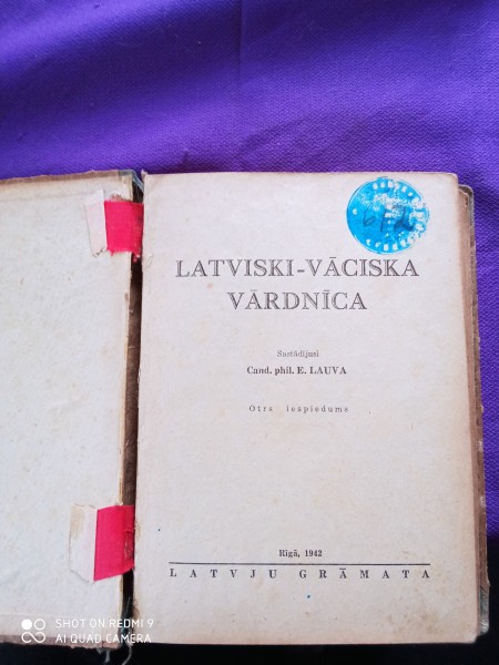 Latviski vāciskā vārrdnīca
