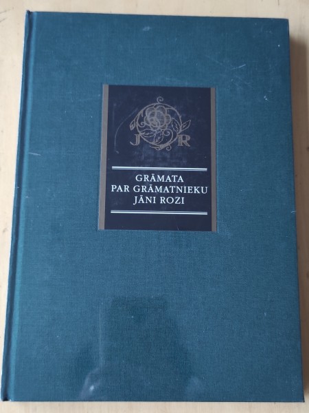 Grāmata par grāmatnieku Jāni Rozi