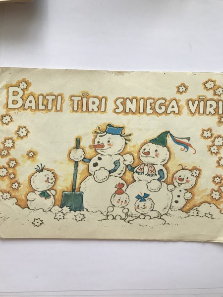 Balti tīri sniega vīri