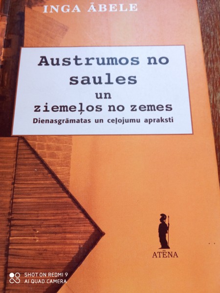 Austrumos no saules un  ziemeļos  no  zemes