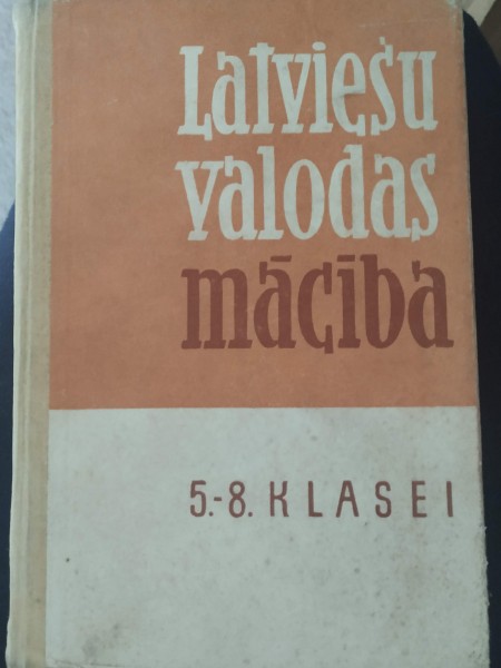 Latviešu valodas mācība 5.-8. klasei