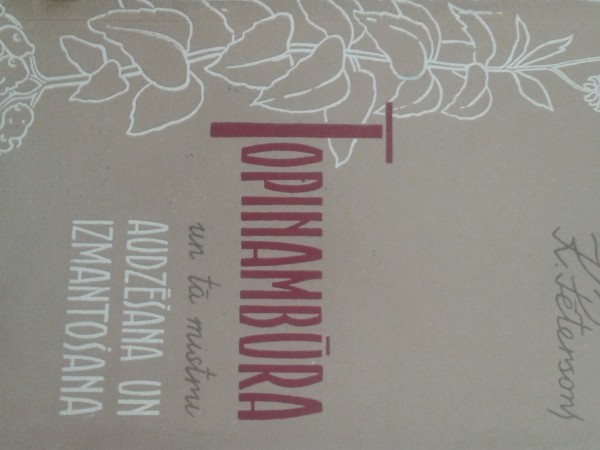 Topinambūra un tā mistru audzēšana un izmantošana