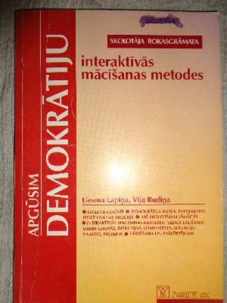 Apgūsim demokrātiju : interaktīvās mācīšanas metodes