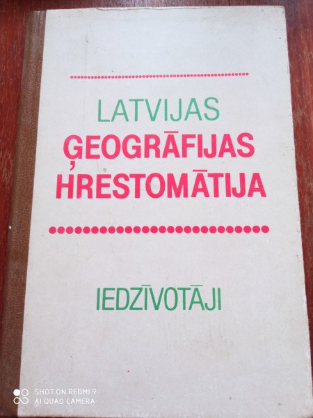 Latvijas ģeogrāfijas hrestomātija
